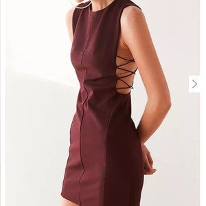 UO Lexie Crisscross Bodycon Dress